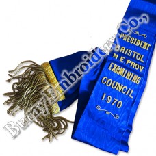 Masonic Regalia Hands Embroidered Sash